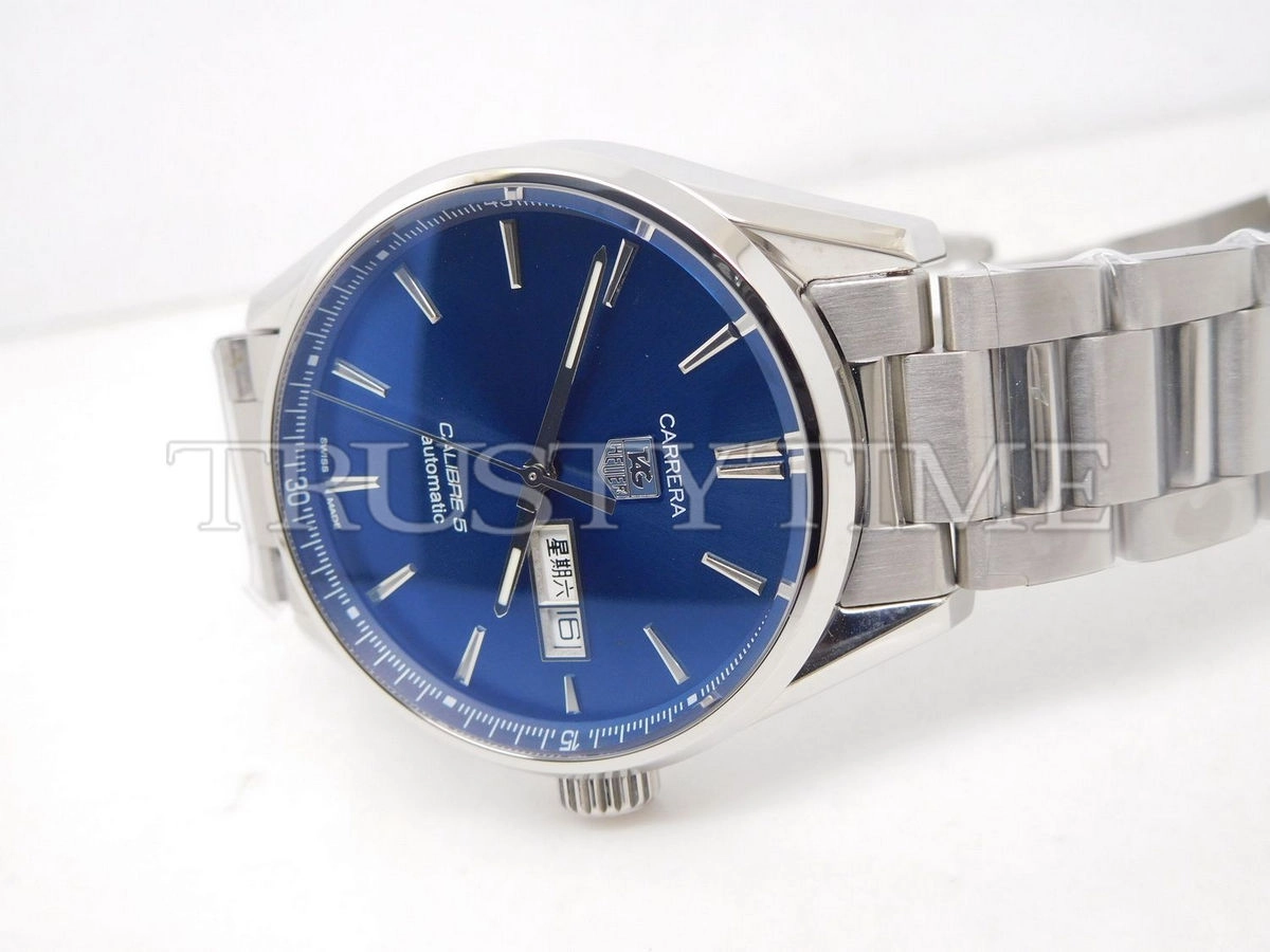 Копия часов Tag Heuer Carrera Calibre 5 Day Date 41mm WAR201E.BA0723 Арт.TG-0431