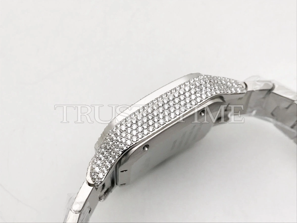 Копия часов Cartier Santos De Cartier 40 WSSA0018 Diamonds Арт.CR-0934