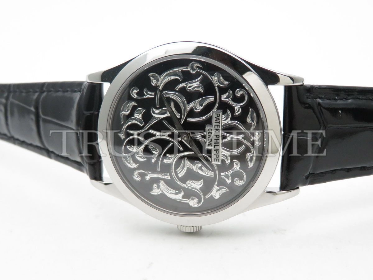 Копия часов Patek Philippe Calatrava Volutes & Arabesques 38mm 5088-100P-001 Арт.PP-0384