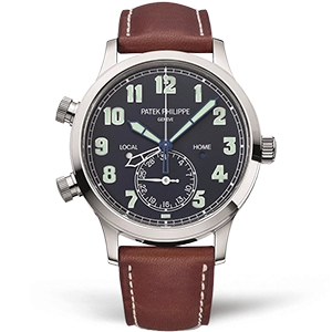 Копия часов Patek Philippe Calatrava Pilot Travel Time 42mm 5524G-001 Арт.PP-0839