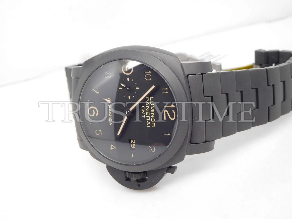 Копия часов Panerai Luminor 1950 3 Days GMT Automatic Tuttonero 44mm PAM00438 Арт.PN-0703