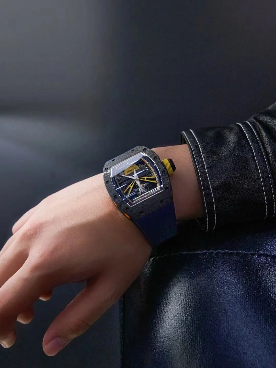 Копия часов CronusArt NTPT Carbon Fiber Watch CM36-001 Арт.CA-0450