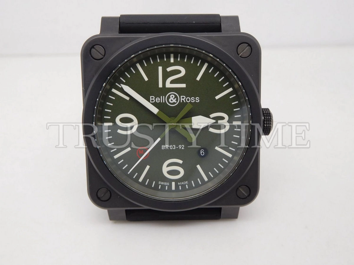 Копия часов Bell & Ross BR 03-92 Military Type BR0392-MIL-CE Арт.BR-0208