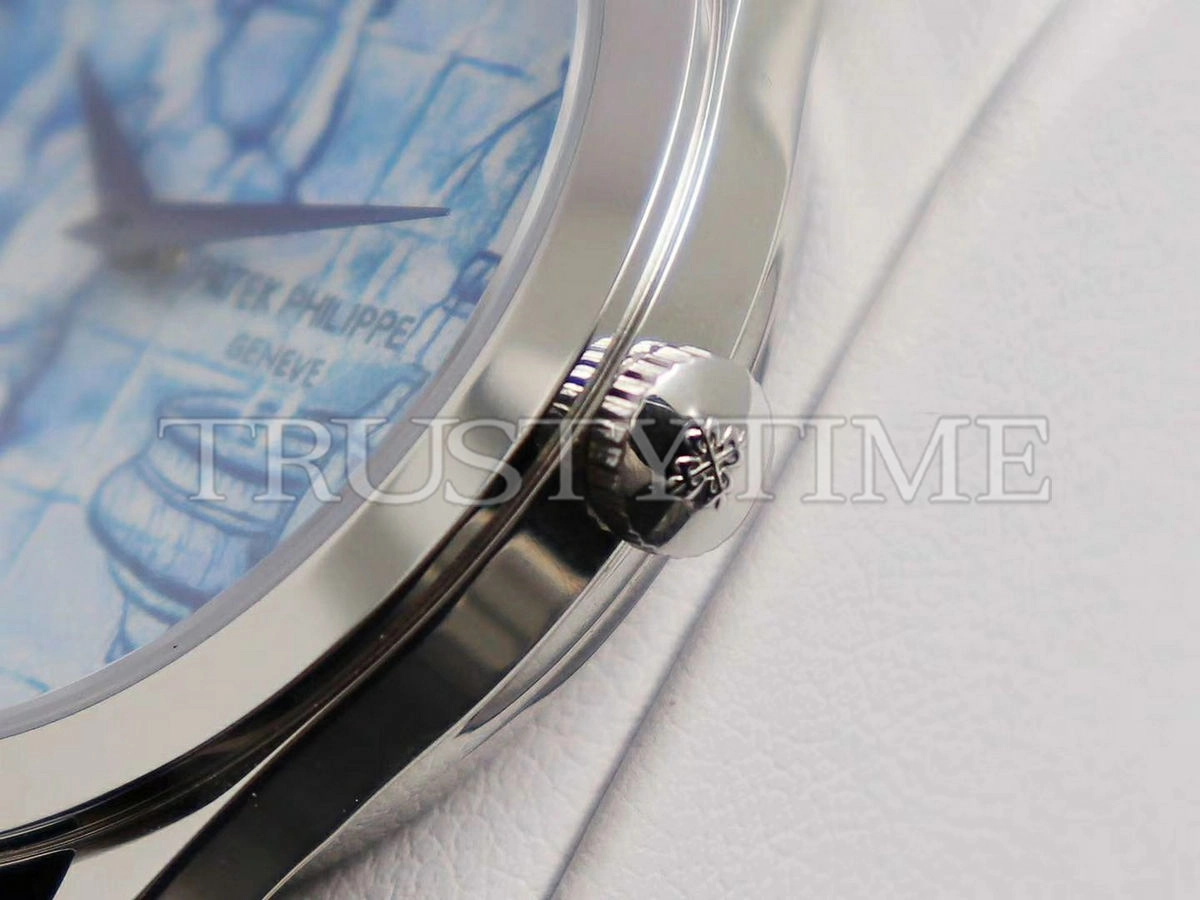 Копия часов Patek Philippe Calatrava Azulejos 38,5 mm 5089G-061 Арт.PP-0762