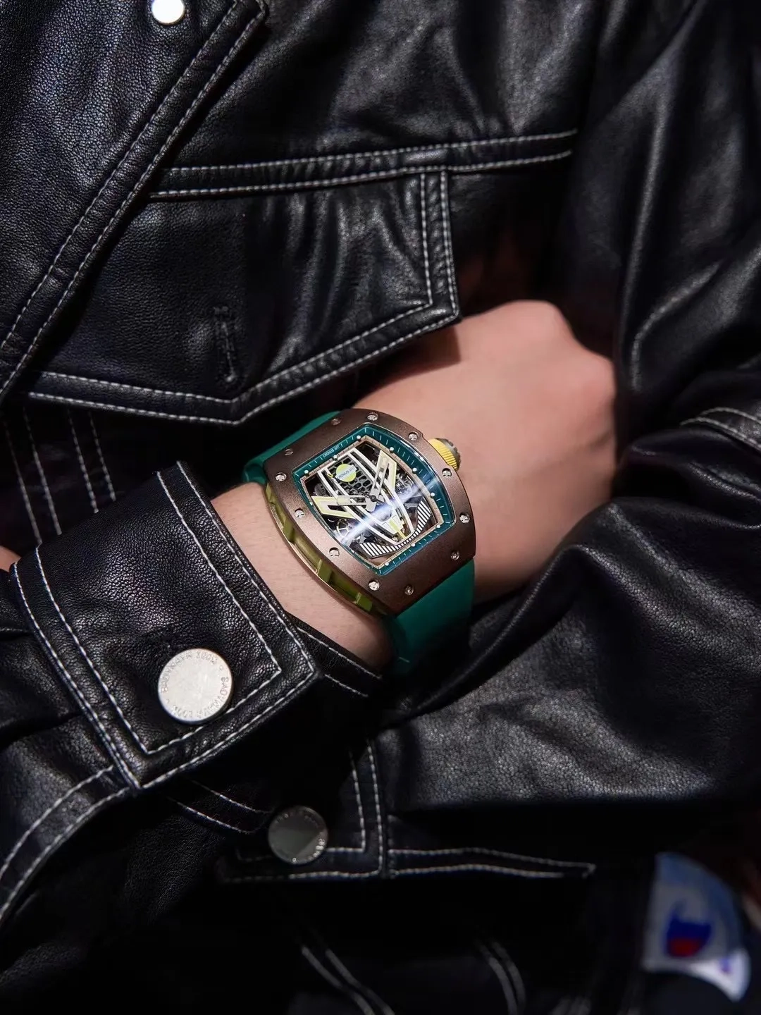 Копия часов CronusArt Carbon Watch CM09-007 Арт.CA-0424