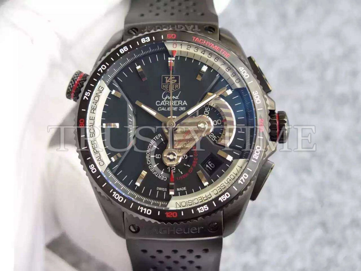 Копия часов Tag Heuer Grand Carrera Calibre 36 RS2 43mm CAV5115.FT6019 Арт.TG-0314