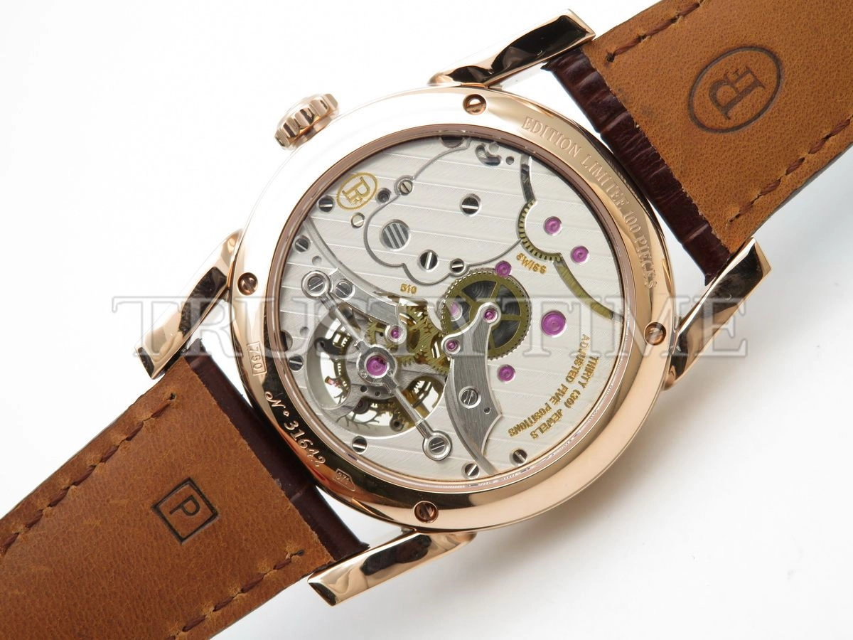 Копия часов Parmigiani Fleurier Tonda Tourbillon Rose Gold Silver PFH251-1000100-HA1241