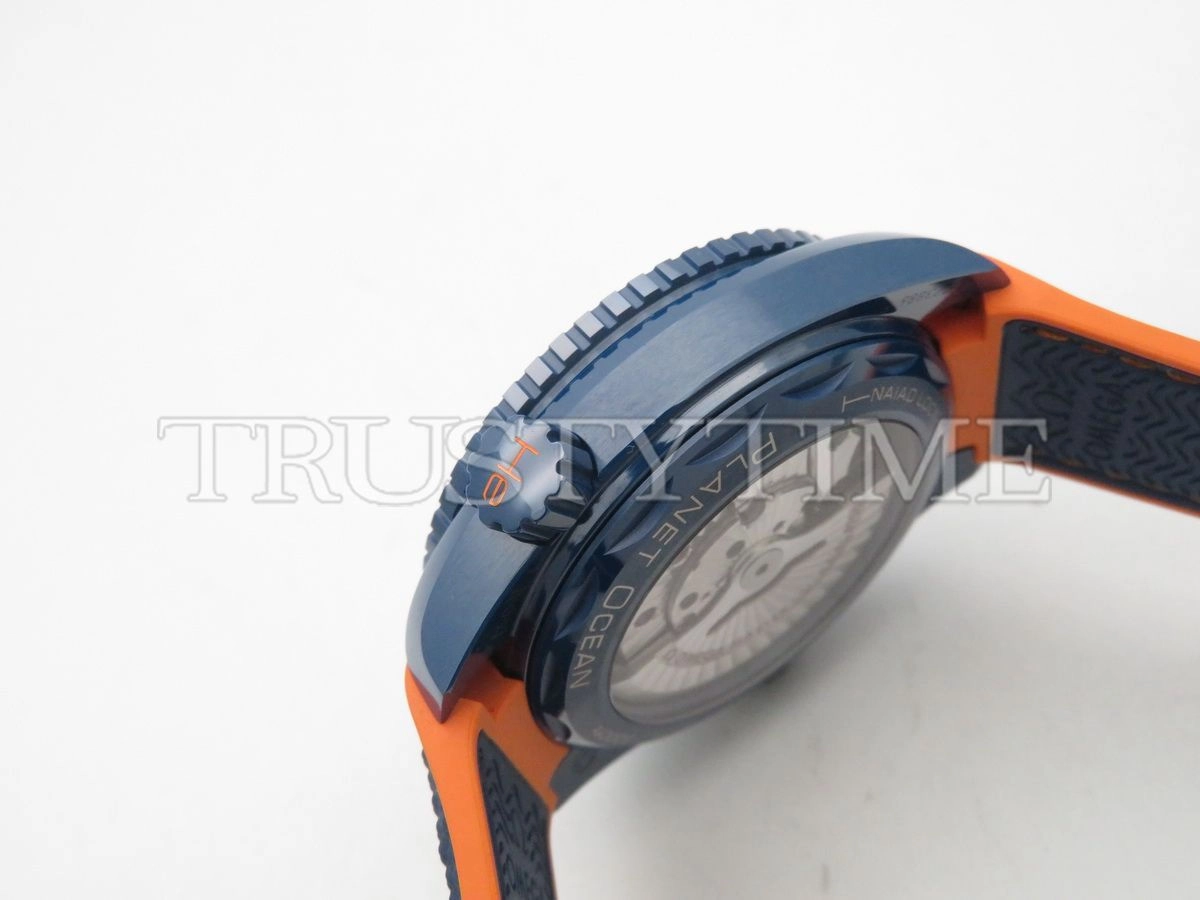 Копия часов Omega Seamaster Planet Ocean 600m Co‑Axial Master Chronometer GMT Big Blue 45,5mm 215.92.46.22.03.001 Арт.OM-0645