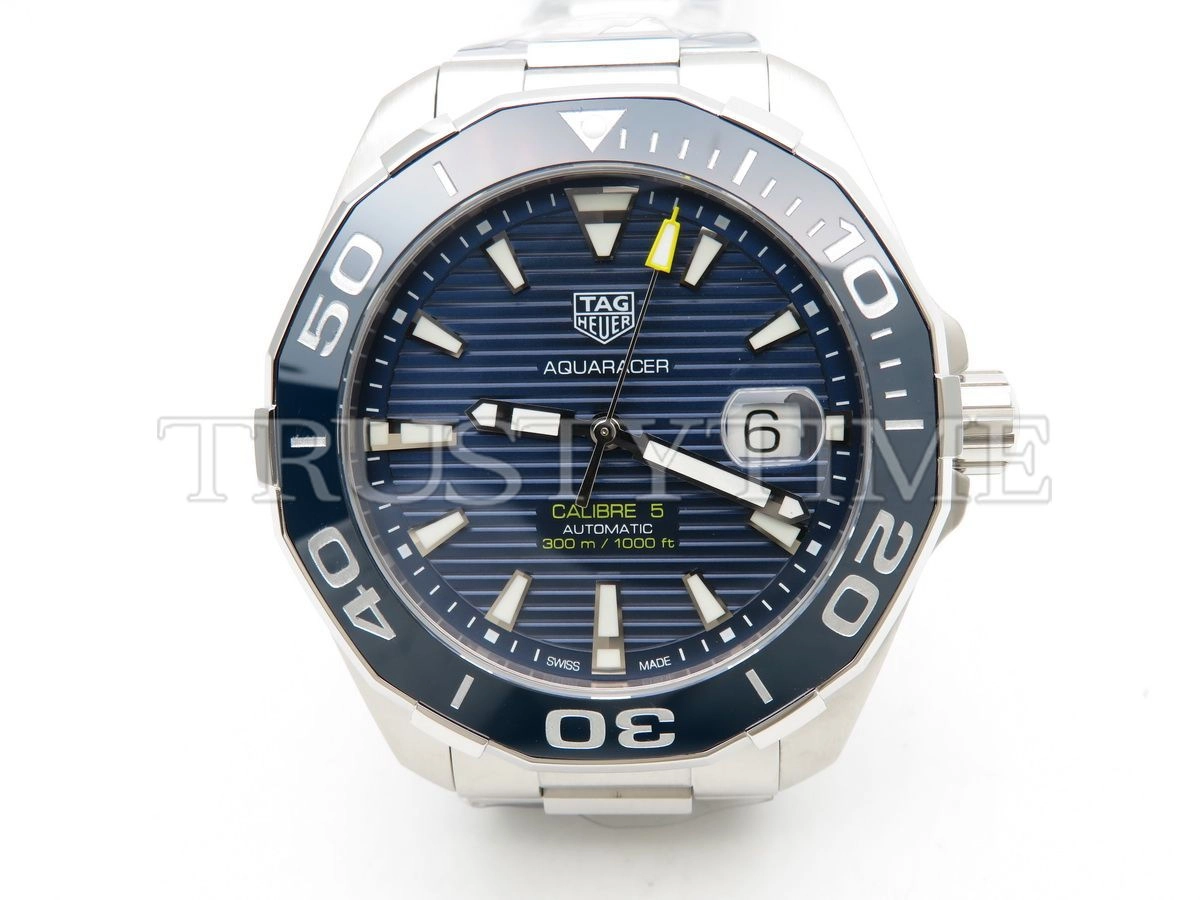 Копия часов Tag Heuer Aquaracer Calibre 5 43mm WAY201B.BA0927 Арт.TG-0352
