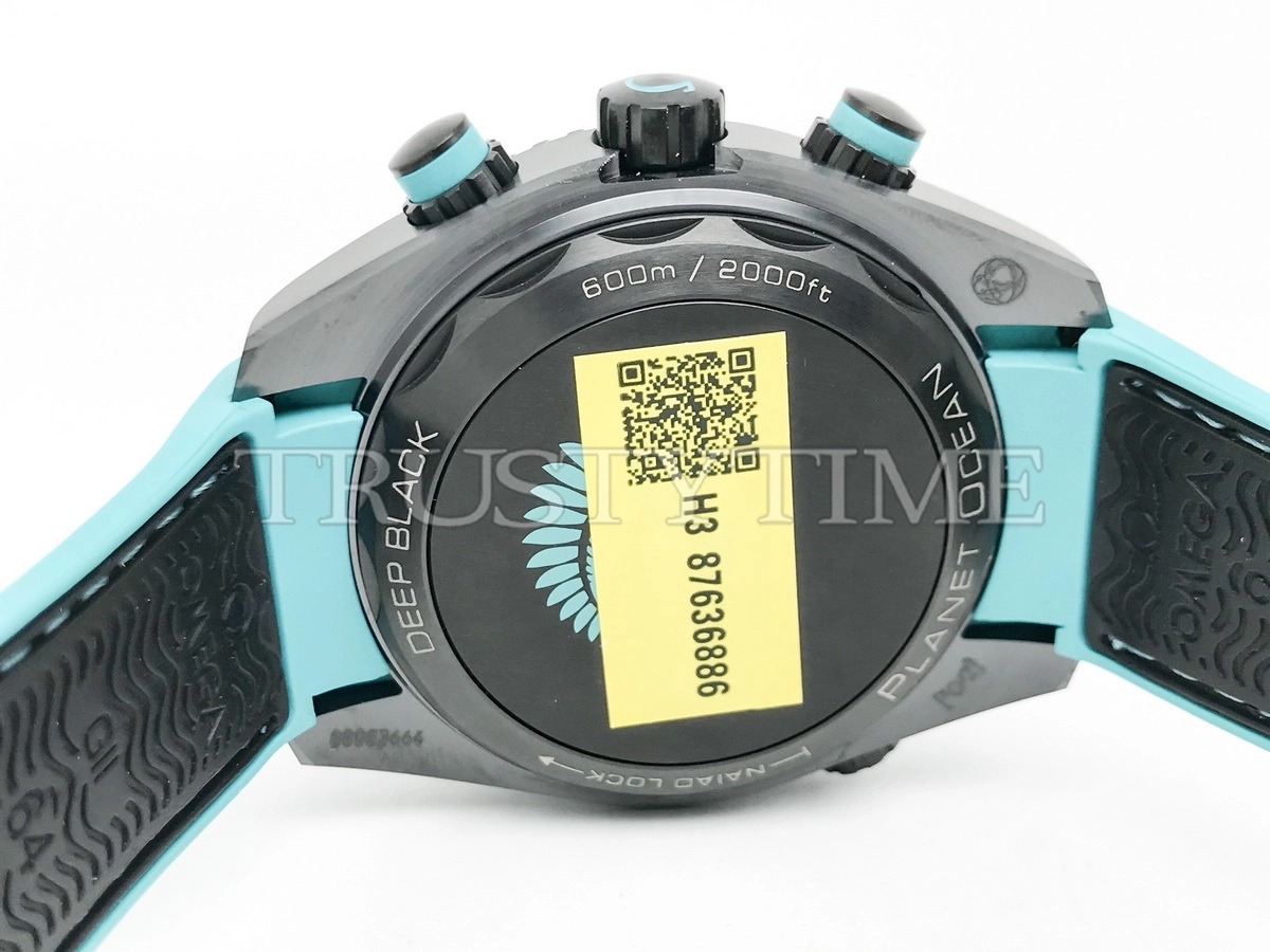 Копия часов Omega Seamaster Planet Ocean 600M "ETNZ" Deep Black 45.5mm 215.92.46.51.01.003 Арт.OM-1018