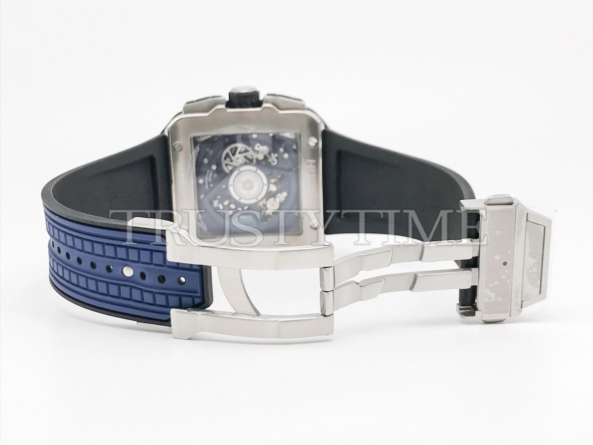 Копия часов Hublot Square Bang Unico Titanium Blue 821.NX.5170.RX Арт.HB-1281
