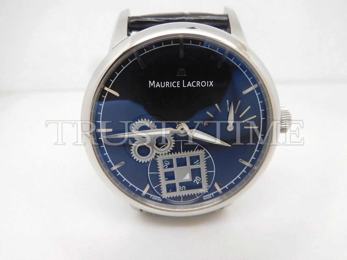 Копия часов Maurice Lacroix Masterpiece Roue Carrée Seconde 43mm MP7158-SS001-301-1 Арт.ML-0709