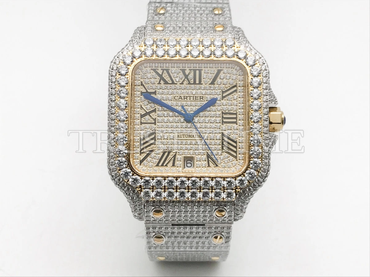 Копия часов Cartier Santos De Cartier 40 W2SA0009 Diamonds Арт.CR-0941