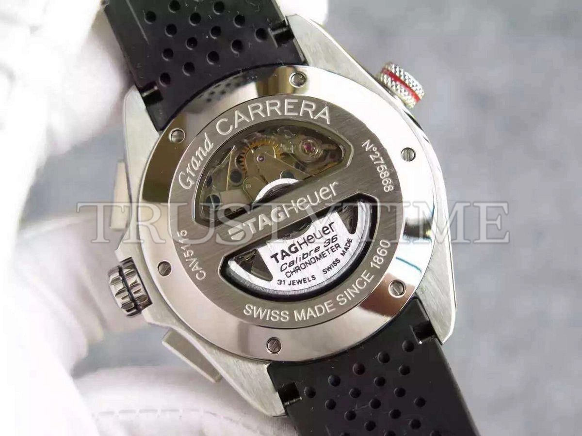 Копия часов Tag Heuer Grand Carrera Calibre 36 RS 43mm CAV5115.FT6019 Арт.TG-0315