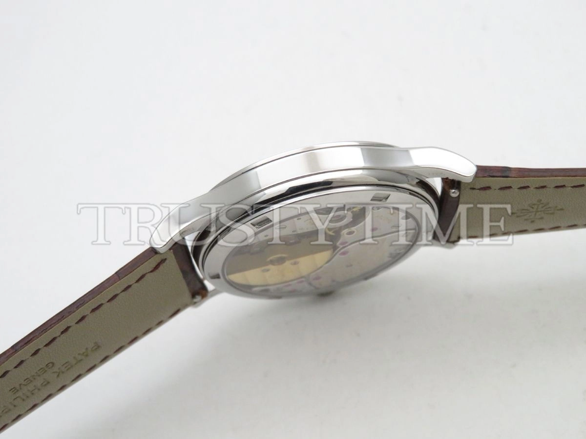 Копия часов Patek Philippe Calatrava Bhutan Textiles 38mm 5077P-102 Арт.PP-0664