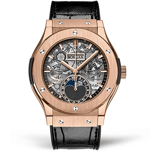 Копия часов Hublot Classic Fusion Aerofusion Moonphase 42mm 547.OX.0180.LR Арт.HB-1147