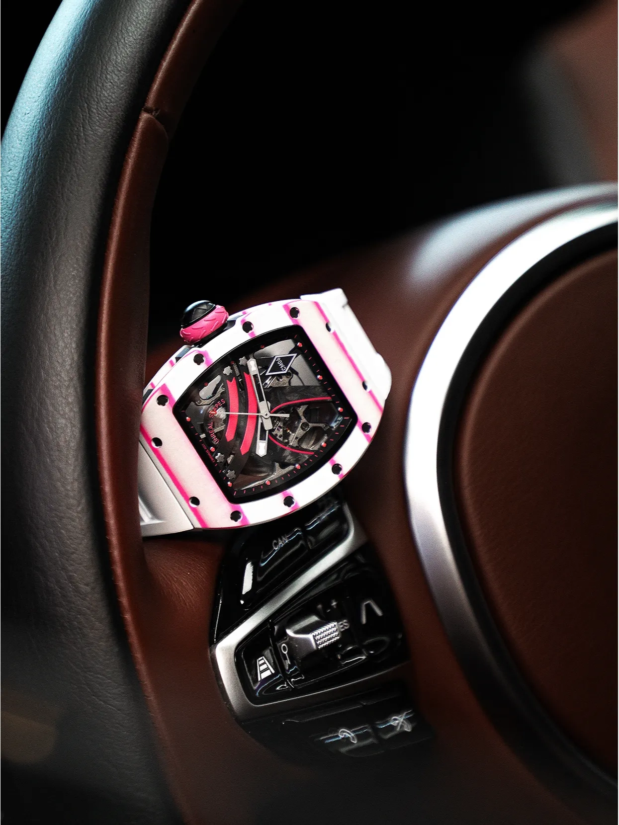Копия часов CronusArt NTPT Carbon Fiber Watch CM06-P Арт.CA-0404