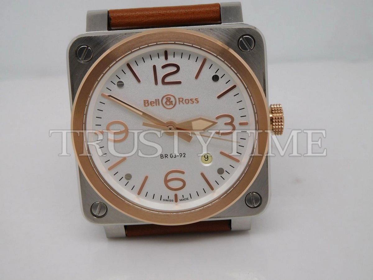 Копия часов Bell & Ross BR 03 Steel & Rose Gold BR0392-ST-PG/SCA Арт.BR-0246