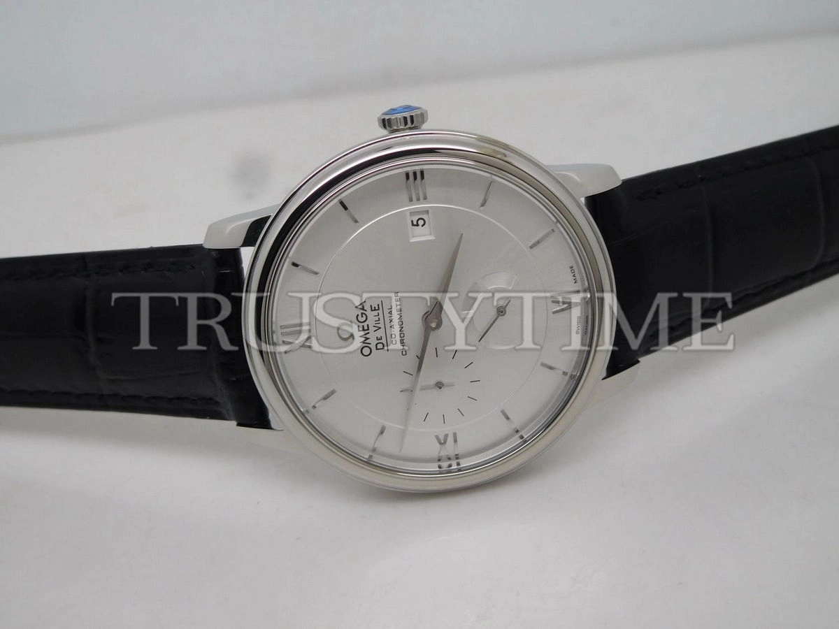 Копия часов Omega De Ville Prestige Co‑Axial Chronometer Power Reserve 39mm 424.13.40.21.02.001 Арт.OM-0506