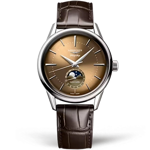 Копия часов Longines Heritage Flagship Moonphase L4.815.4.62.2 Арт.LN-0429
