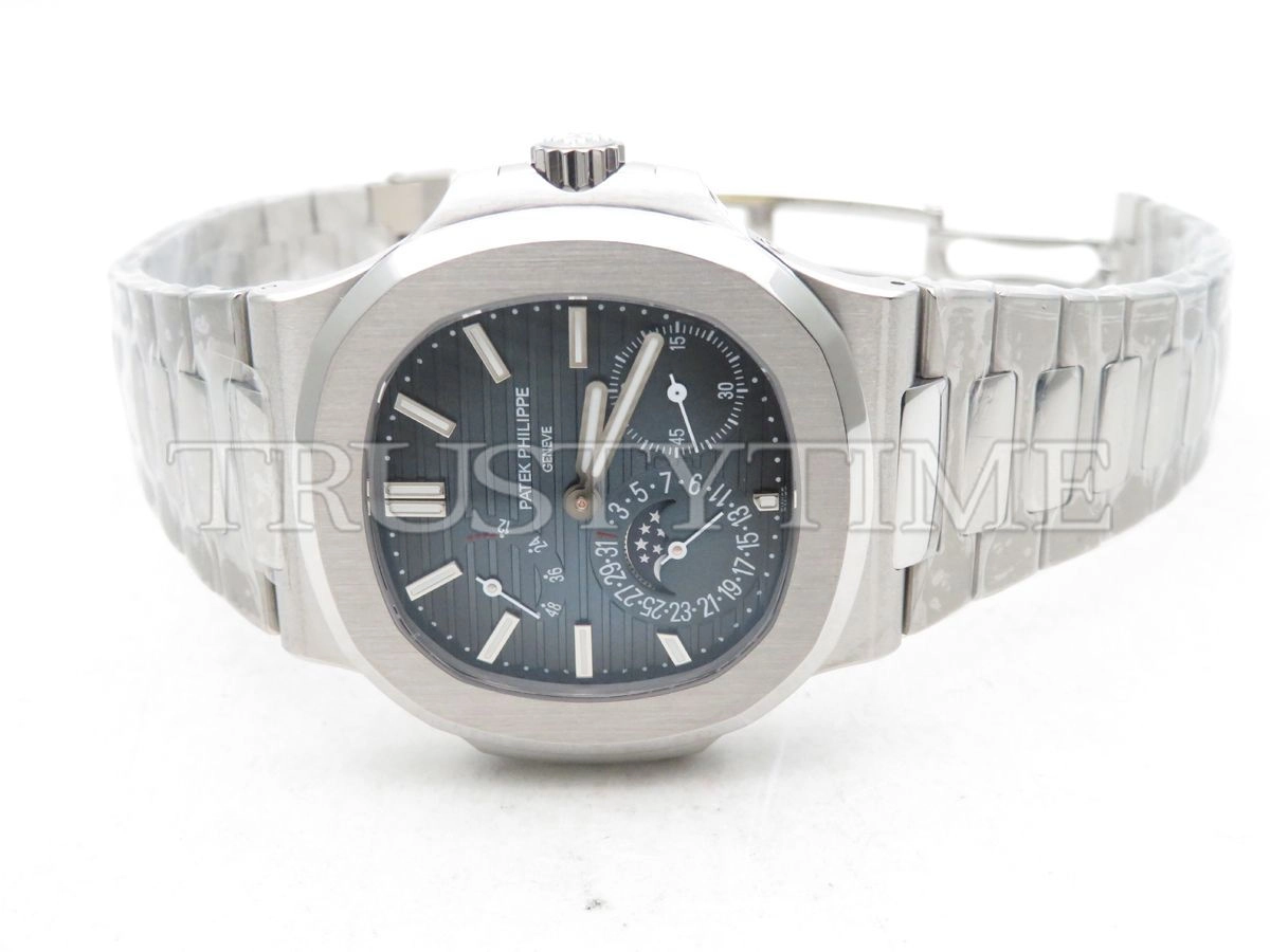Копия часов Patek Philippe Nautilus Power Reserve Moonphase 40mm 5712/1A-001 Арт.PP-0658