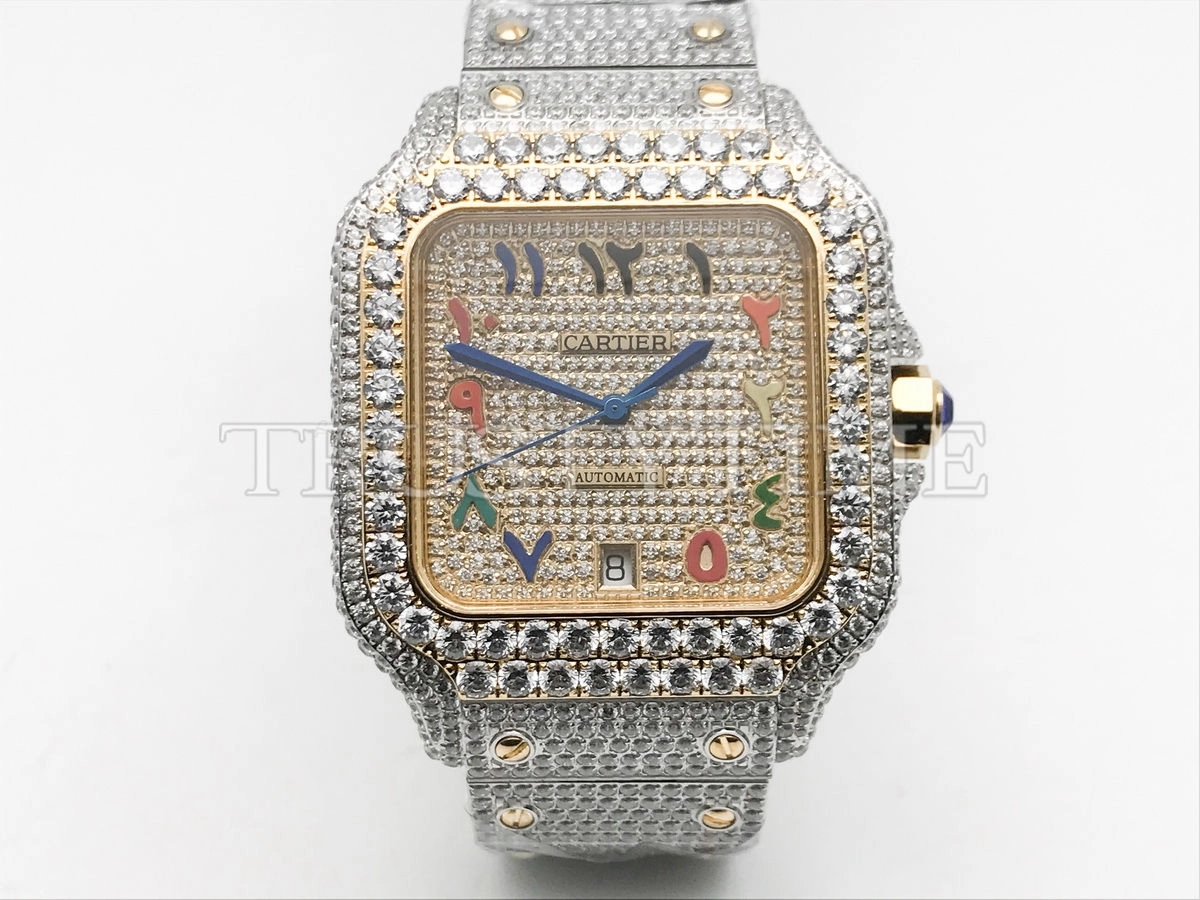 Копия часов Cartier Santos De Cartier 40 W2SA0009 Diamonds Арт.CR-0948