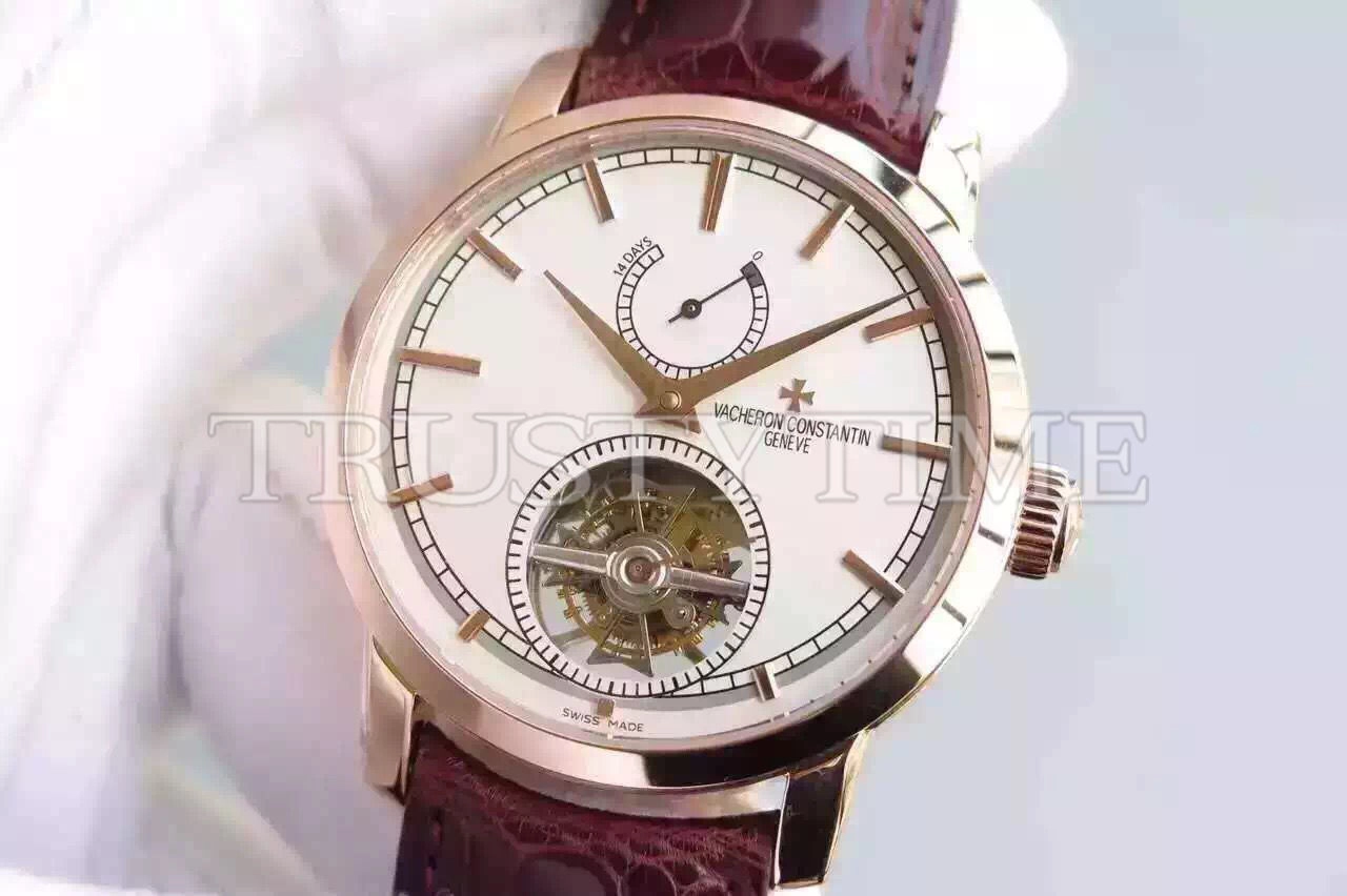 Копия часов Vacheron Constantin Traditionnelle Tourbillon 42mm 89000/000R-9655 Арт.VC-0400