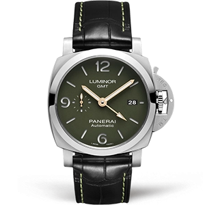 Копия часов Panerai Luminor 1950 3 Days MS Dhoni GMT Automatic 44mm PAM01056 Арт.PN-0786