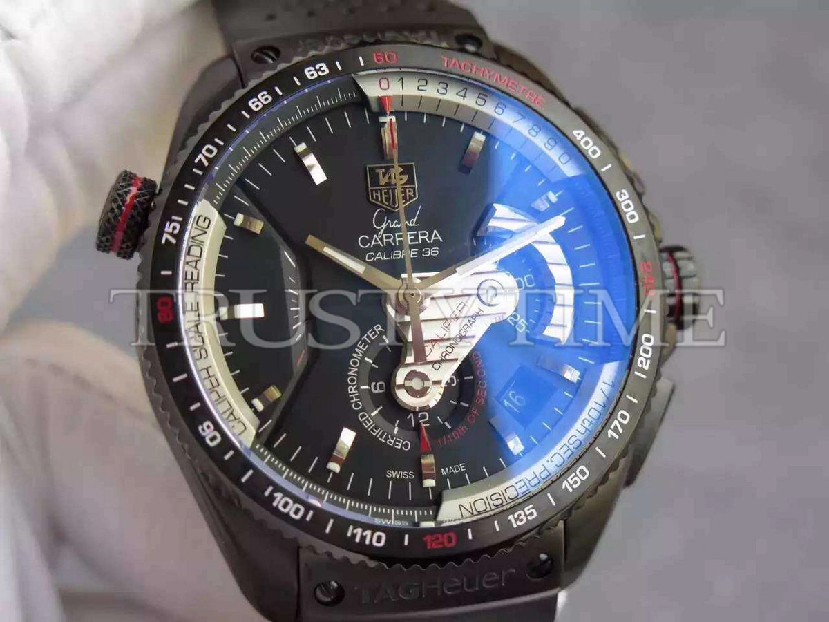 Копия часов Tag Heuer Grand Carrera Calibre 36 RS2 43mm CAV5115.FT6019 Арт.TG-0314