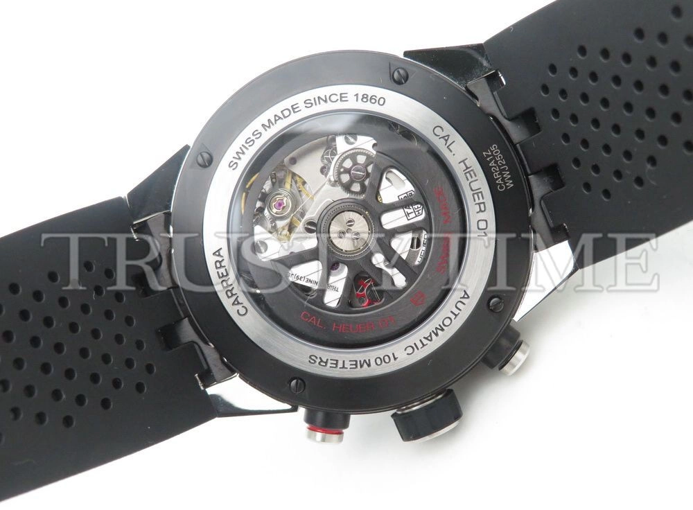 Копия часов Tag Heuer Carrera Calibre HEUER 01 Chronograph 45mm CAR2A1Z.FT6044 Арт.TG-0401