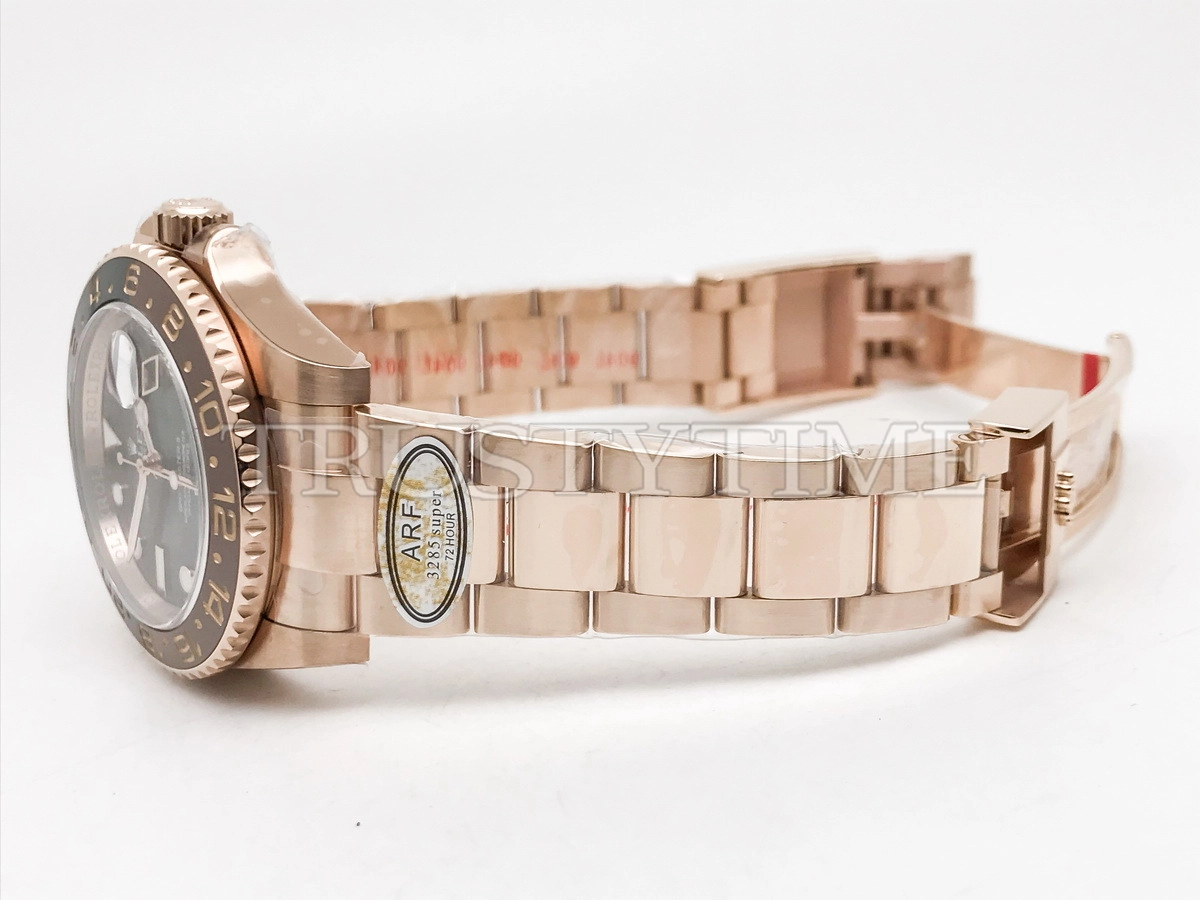 Копия часов Rolex GMT Master II Tiger Iron 40mm 126715CHNR-0002 Арт.RX-3535