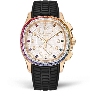 Копия часов Patek Philippe Aquanaut Luce "Rainbow" Chronograph Joaillerie 7968/300R-001 Арт.PP-0843