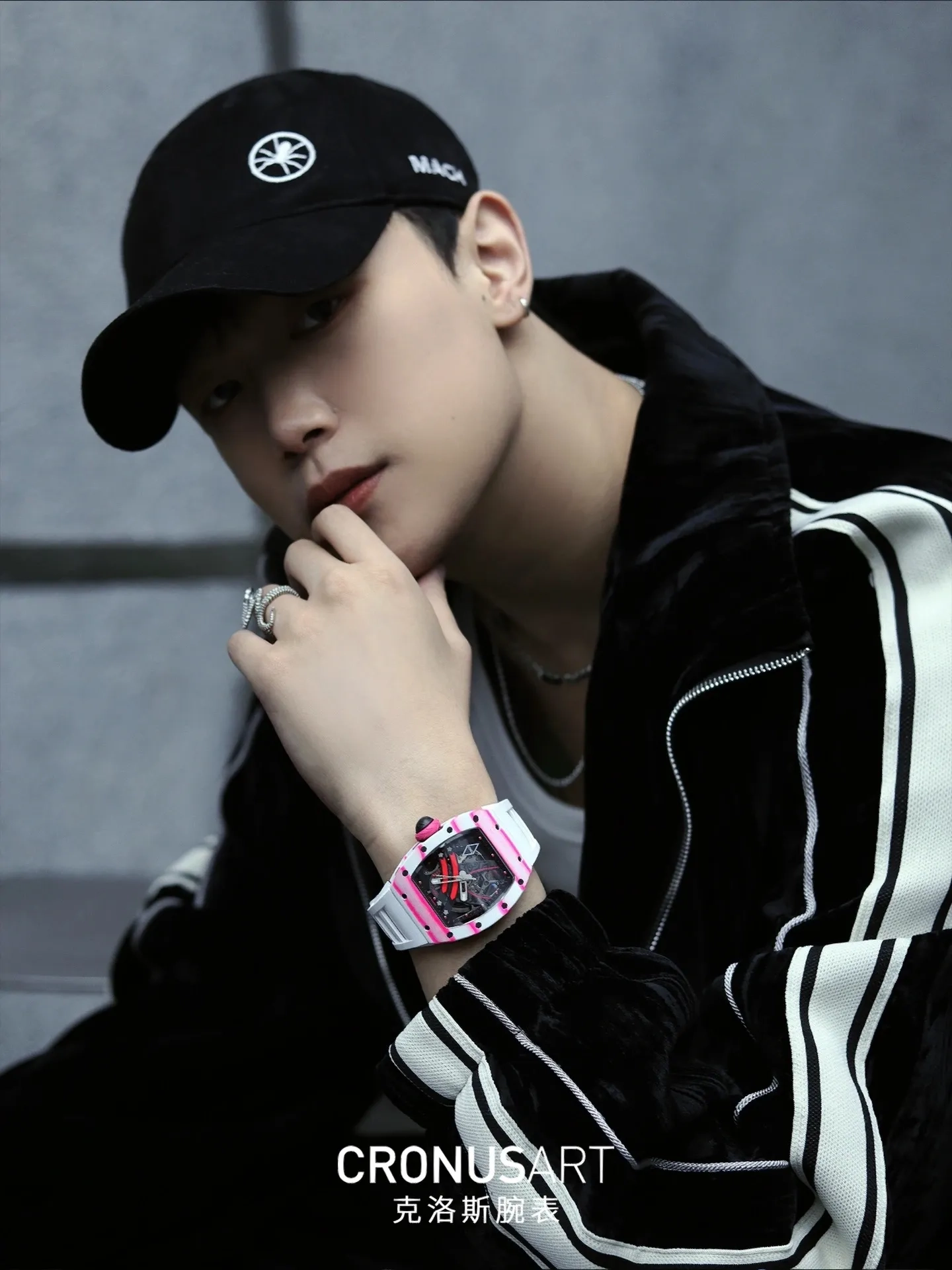 Копия часов CronusArt NTPT Carbon Fiber Watch CM06-P Арт.CA-0404