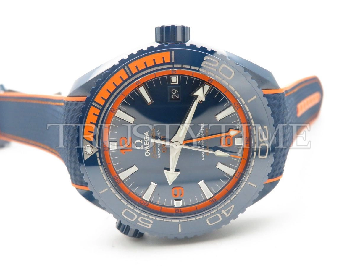Копия часов Omega Seamaster Planet Ocean 600m Co‑Axial Master Chronometer GMT Big Blue 45,5mm 215.92.46.22.03.001 Арт.OM-0645