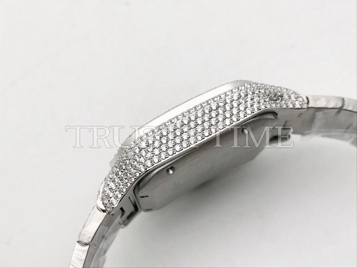 Копия часов Cartier Santos De Cartier 40 WSSA0018 Diamonds Арт.CR-0928