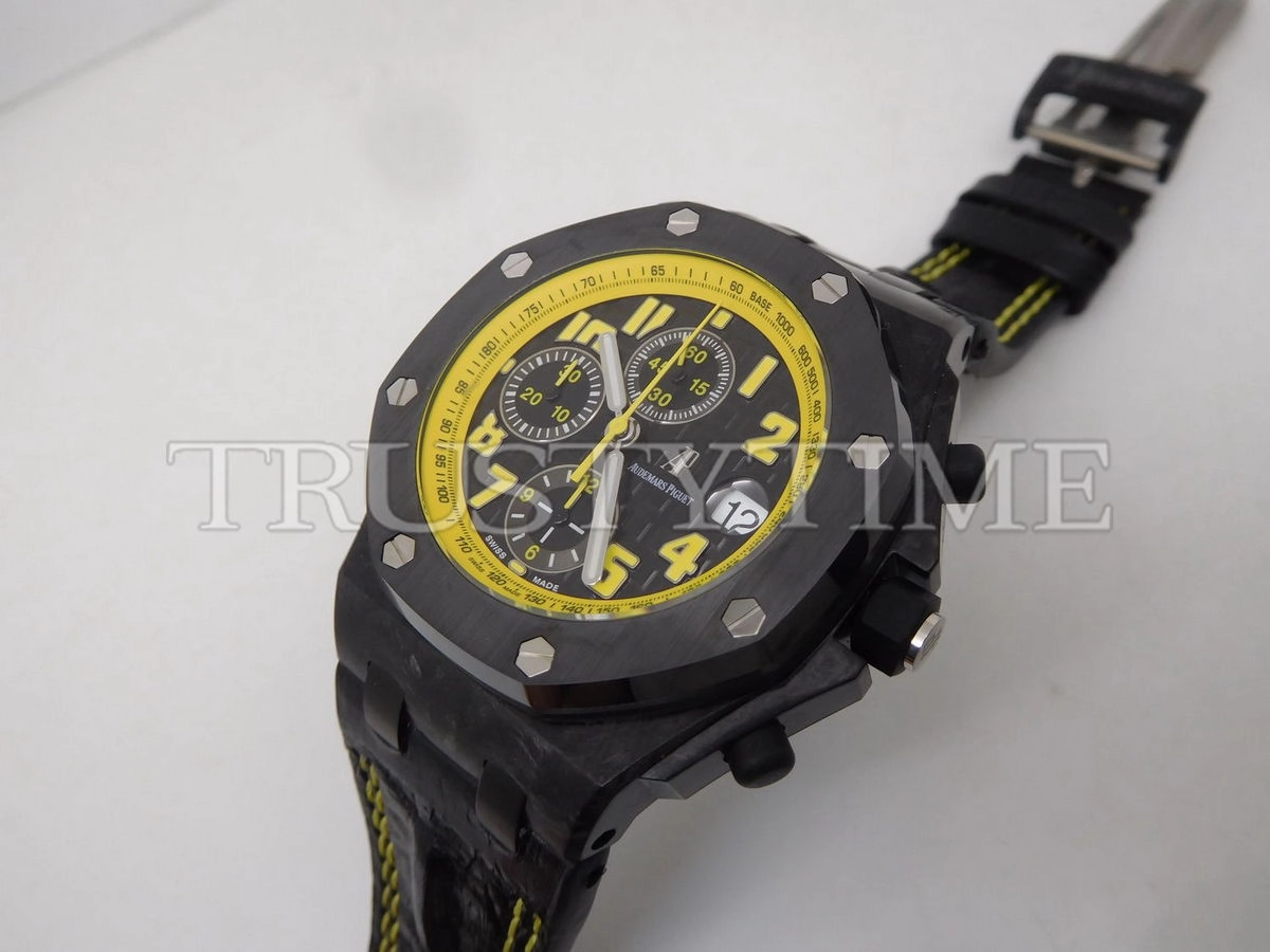 Копия часов Audemars Piguet Royal Oak Offshore BumbleBee Forged Carbon 26176FO.OO.D101CR.02 Арт.AP-0836