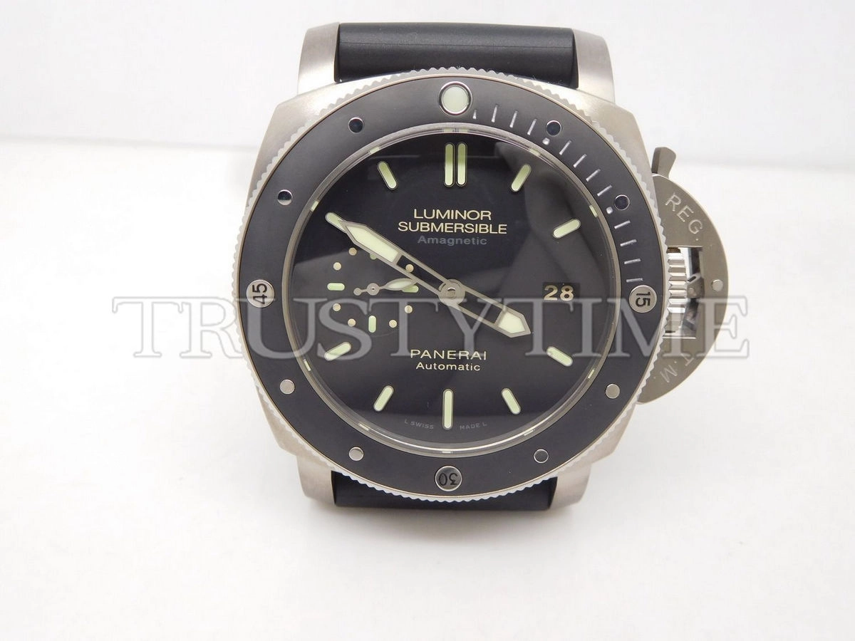 Копия часов Panerai Luminor Submersible 1950 Amagnetic 3 Days Automatic Titanio 47mm PAM00389 Арт.PN-0773