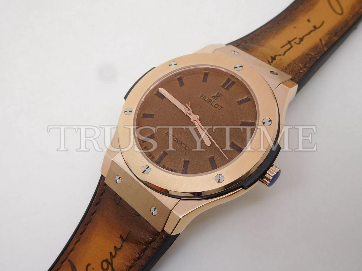 Копия часов Hublot Classic Fusion Berluti Scritto 45mm 511.OX.0500.VR.BER16 Арт.HB-0494