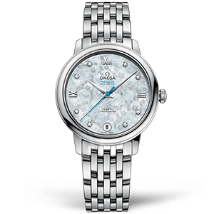 Копия часов Omega De Ville Prestige Co‑Axial Chronometer Orbis Edition 32mm 424.10.33.20.55.004 Арт.OM-0500