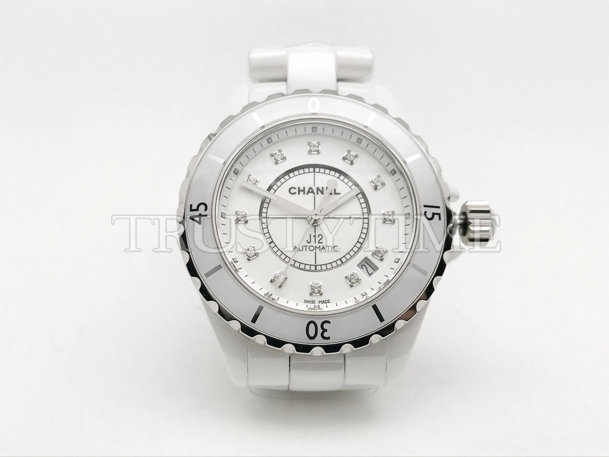 Копия часов Chanel J-12 White Diamond Dial 38 H1629 Арт.CN-0288