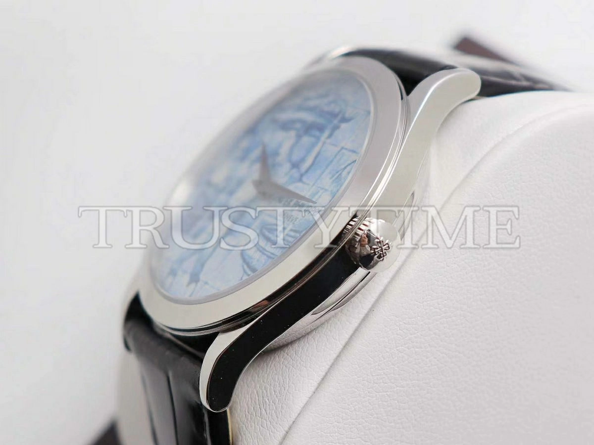 Копия часов Patek Philippe Calatrava Azulejos 38,5 mm 5089G-061 Арт.PP-0762