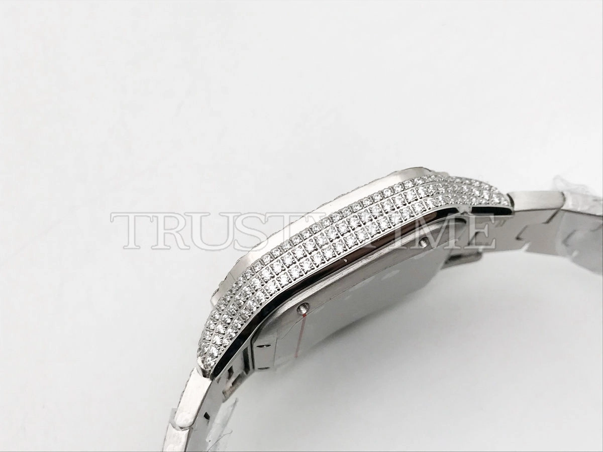 Копия часов Cartier Santos De Cartier 40 WSSA0018 Diamonds Арт.CR-0933