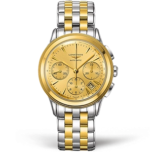 Копия часов Longines Elegance Flagship Chronograph 39mm L4.803.3.32.7 Арт.LN-0330