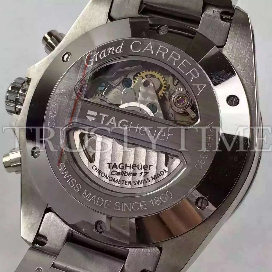 Копия часов Tag Heuer Grand Carrera Calibre 17 RS 43mm CAV511A.BA0902 Арт.TG-0311