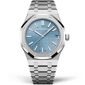 Копия часов Audemars Piguet Royal Oak Ice Blue Baguette Dial Limited Edition 15510BC.OO.1320BC.01 Арт.AP-1206