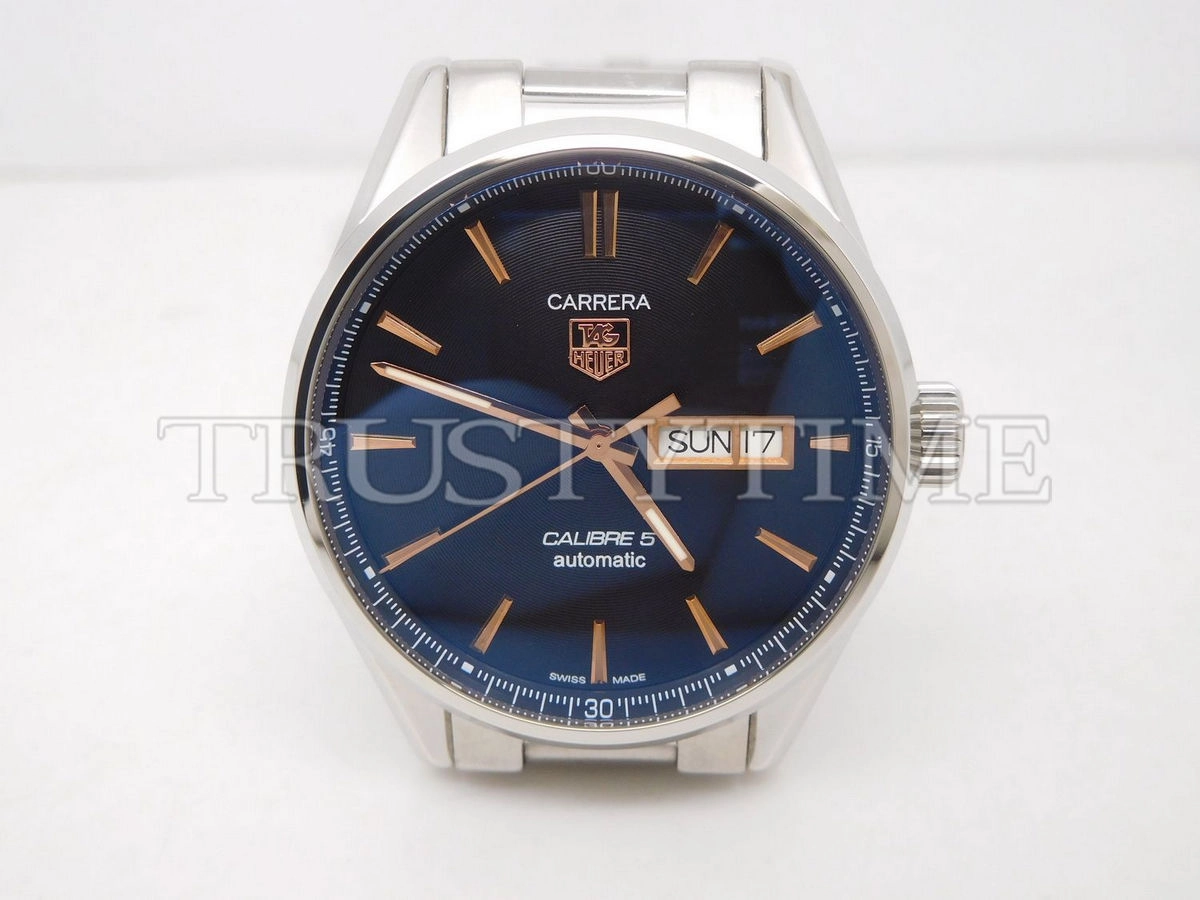 Копия часов Tag Heuer Carrera Calibre 5 Day Date 41mm WAR201C.BA0723 Арт.TG-0433