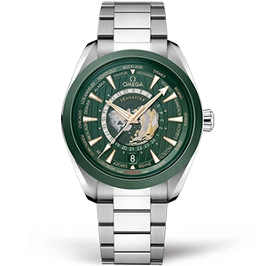 Копия часов Omega Seamaster Aqua Terra Co-axial Master Chronometer GMT Worldtimer 43mm 220.30.43.22.10.001 Арт.OM-0983