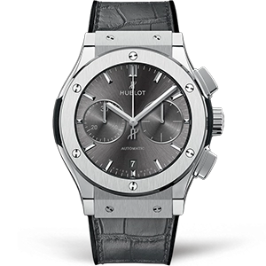 Копия часов Hublot Classic Fusion Chronograph Titanium 45mm 521.NX.7071.LR Арт.HB-0920