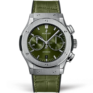 Копия часов Hublot Classic Fusion Chronograph Titanium 45mm 521.NX.8970.LR Арт.HB-0918