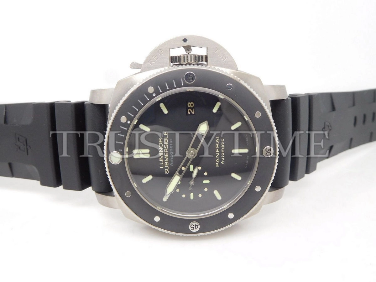 Копия часов Panerai Luminor Submersible 1950 Amagnetic 3 Days Automatic Titanio 47mm PAM00389 Арт.PN-0773